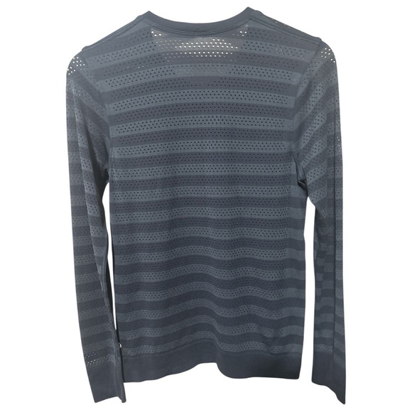 EUC - Lululemon Breeze By Long Sleeve - Striped Top - 6 - Picture 4 of 6